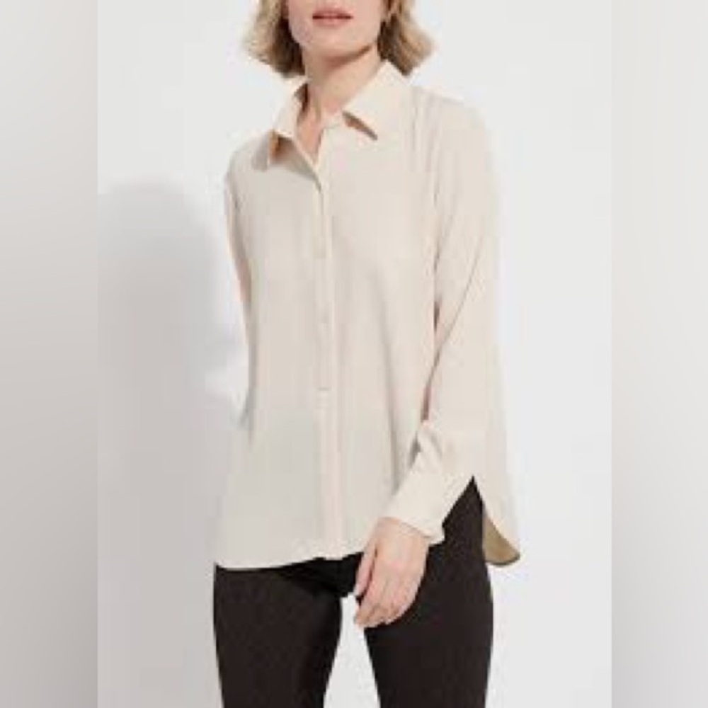 LYSSE Roll Tab Button Down Shirt